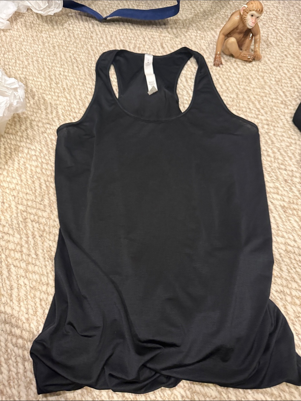 lululemon athletica Black Racerback Tank Top
